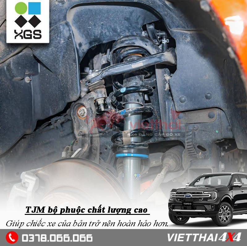 Bộ phuộc TJM chất lượng cao giúp chiếc xe của bản trở nên hoàn hảo hơn.