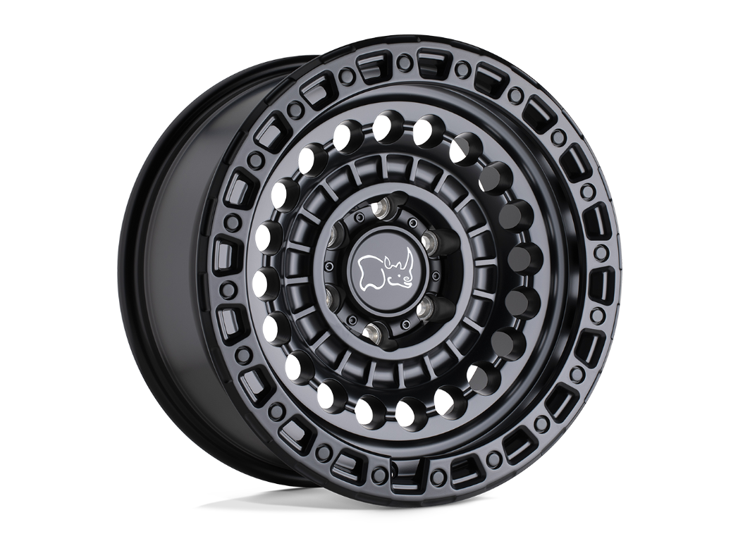 MÂM BLACK RHINO SENTINEL 17×8.5 | 6×139.7 | ET-10 | CB112.1 (ĐEN MỜ)