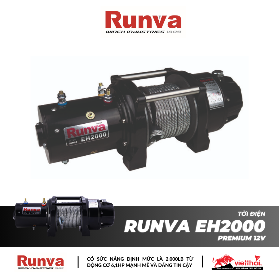 TỜI RUNVA EH2000 PREMIUM 12V