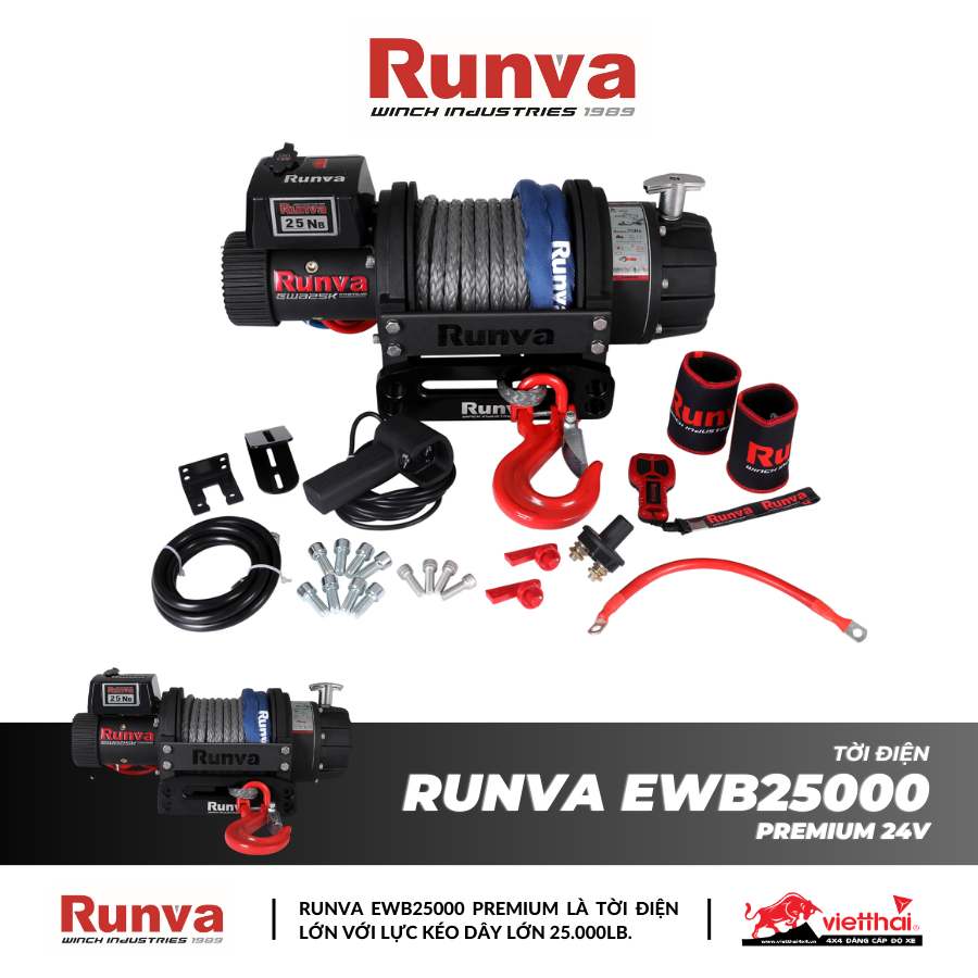 TỜI RUNVA EWB25000 PREMIUM 24V