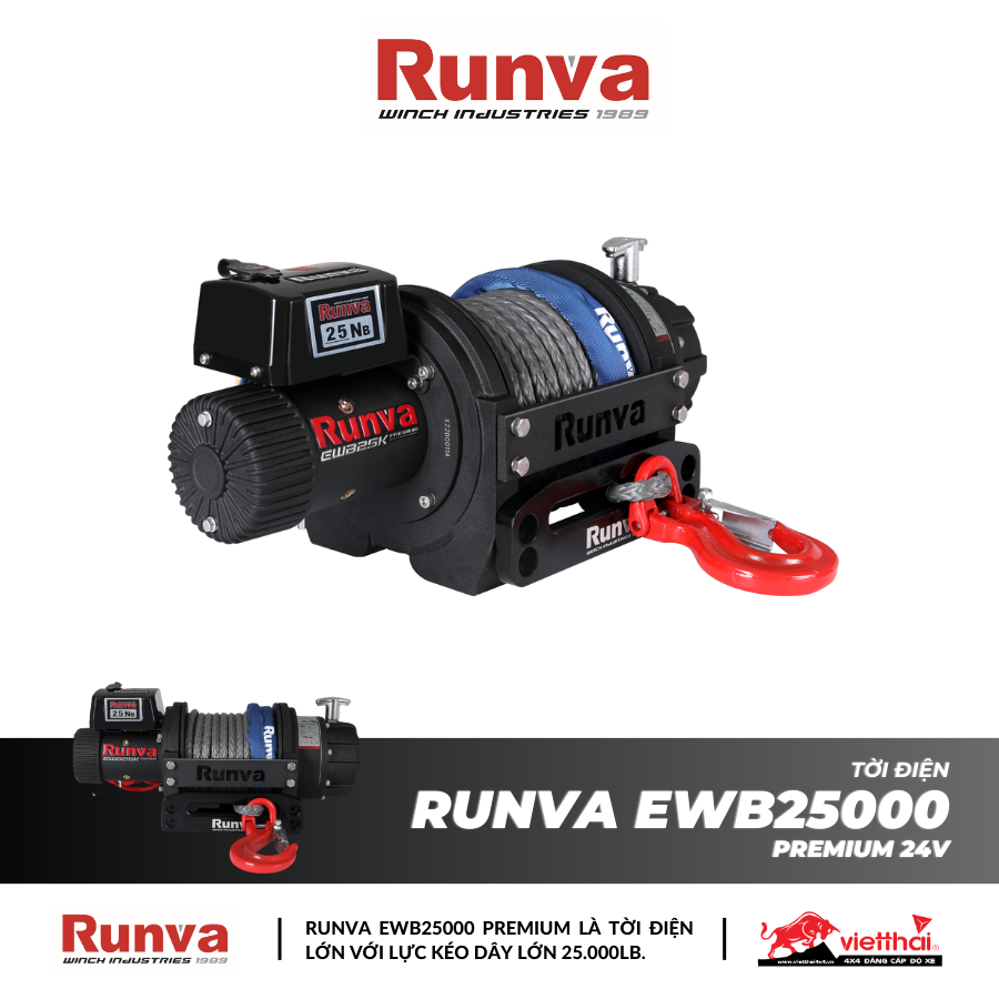 TỜI RUNVA EWB25000 PREMIUM 24V