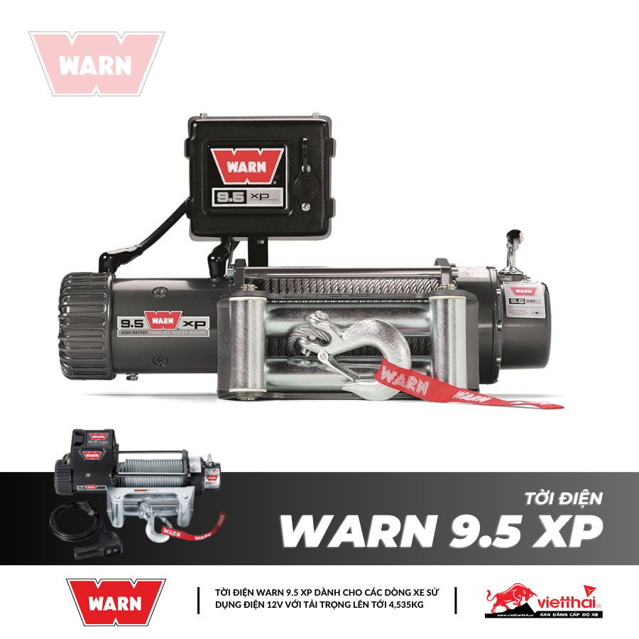 Tời điện Warn 9.5XP 68500