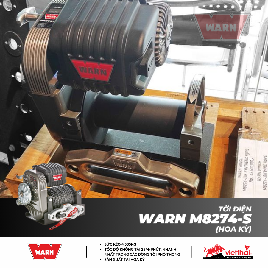 Tời điện Warn M8274-S