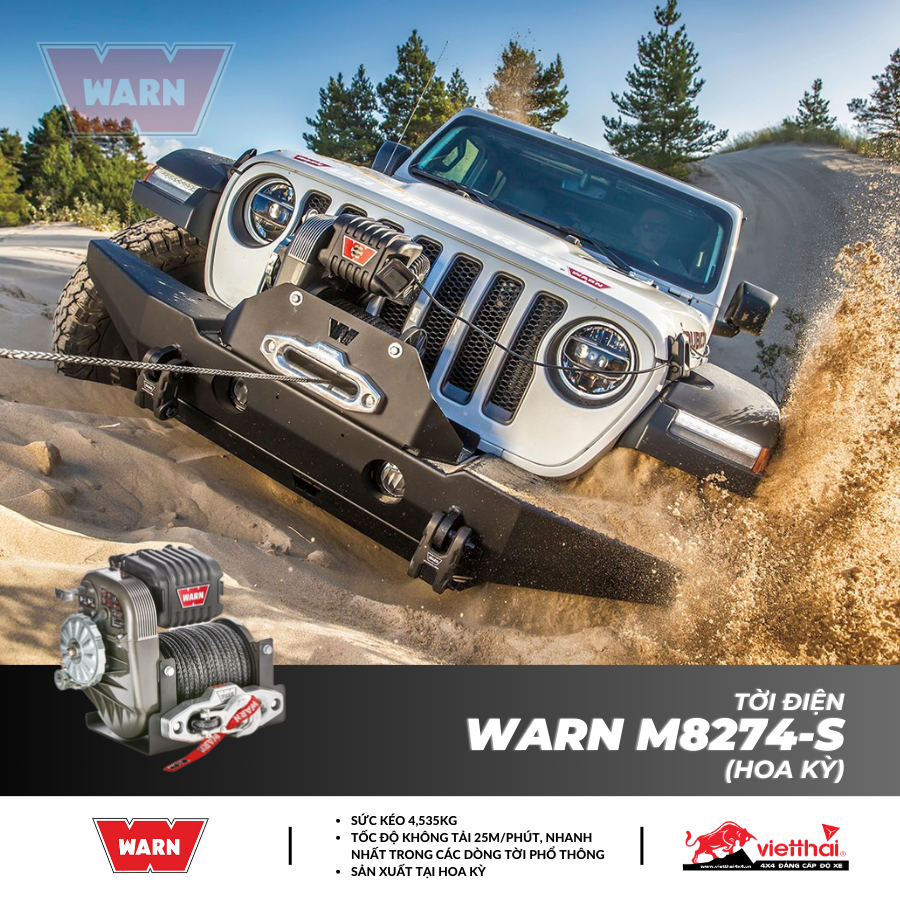 Tời điện Warn M8274-S