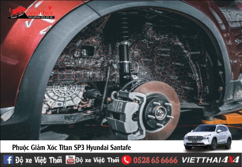 Phuộc Giảm Xóc Titan SP3 Cho Hyundai Santafe