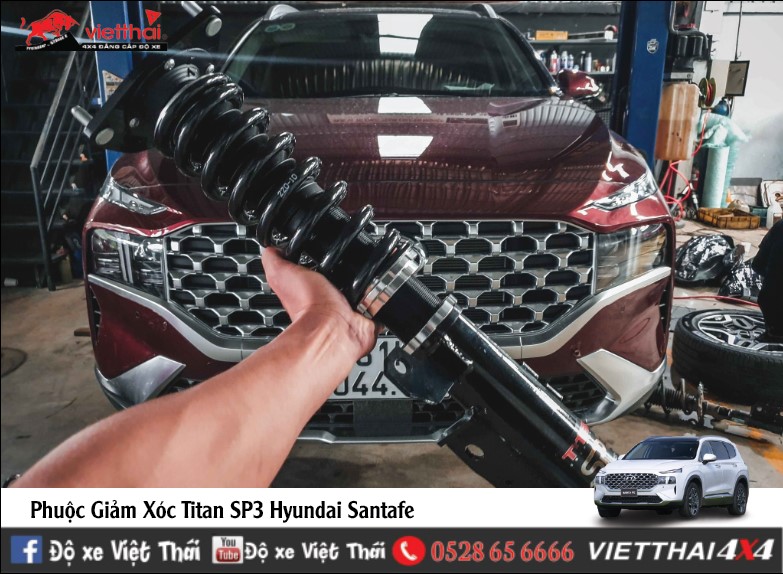 Phuộc Giảm Xóc Titan SP3 Cho Hyundai Santafe