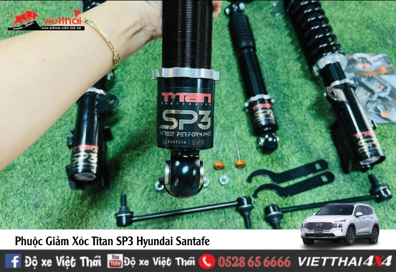 Phuộc Giảm Xóc Titan SP3 Cho Hyundai Santafe