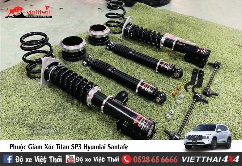 Phuộc Giảm Xóc Titan SP3 Cho Hyundai Santafe