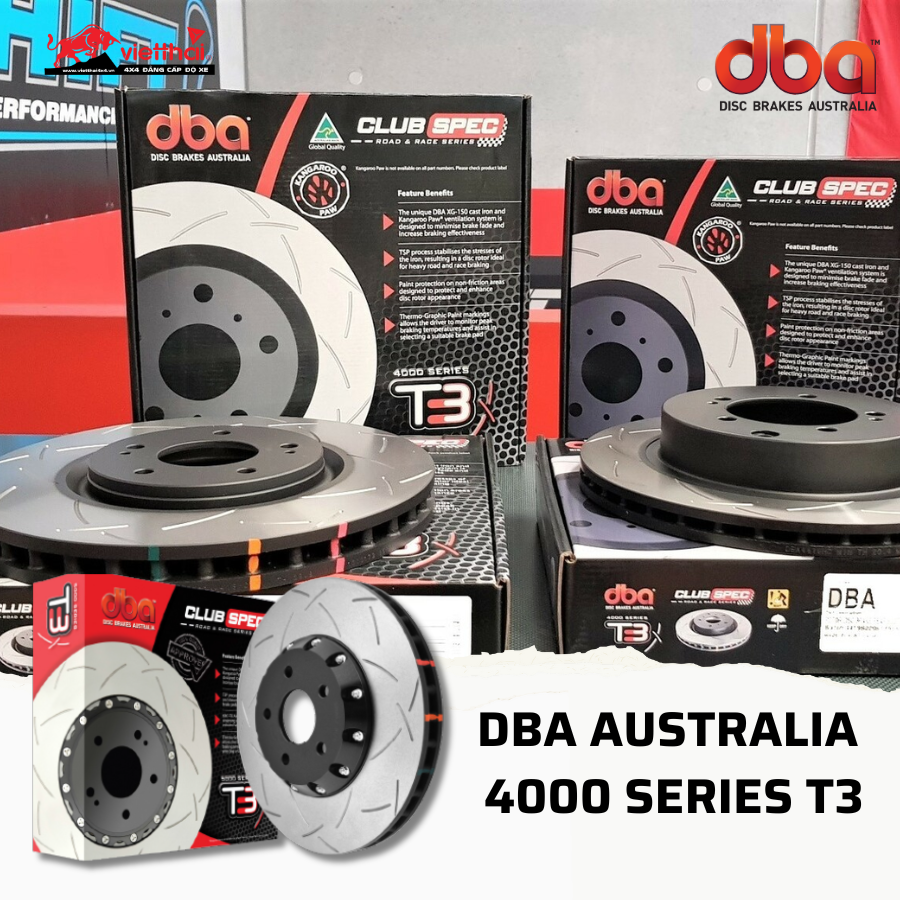 Đĩa Phanh hiệu suất cao DBA Australia 4000 Series T3 cho Ranger Raptor
