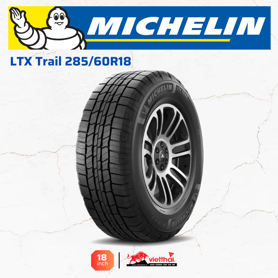 Lốp Michelin LTX Trail 285/60R18 cho xe Bán tải và SUV