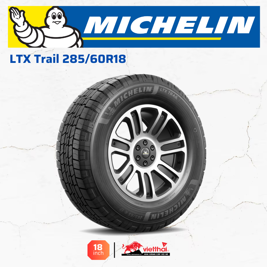 Lốp Michelin LTX Trail 285/60R18 cho xe Bán tải và SUV