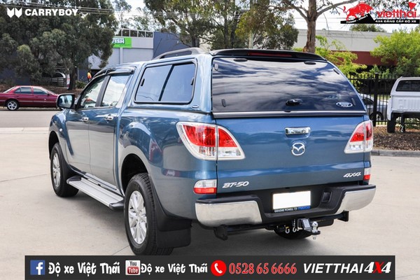 Nắp thùng cao cho Mazda BT-50 Carryboy S5