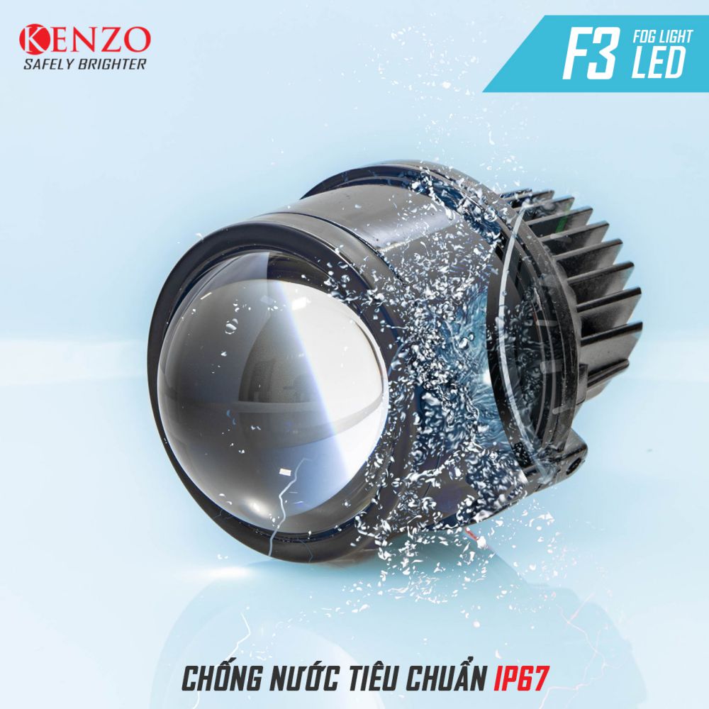 BI LED GẦM KENZO F3 2.5 - TÙY CHỌN NHIỆT MÀU