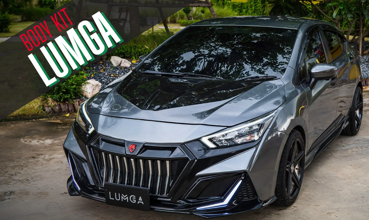 Body kit Lumga Cho Nissan Almera 2025 – Lột Xác Mạnh Mẽ, Đậm Chất Thể Thao
