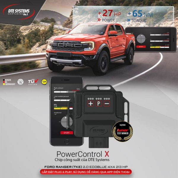 CHIP CÔNG SUẤT POWERCONTROLX A068.552 CHO FORD RANGER RAPTOR